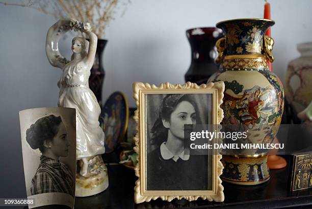 Portraits of a young Adriana Iliescu's taken in the living room, in Drumul Taberei quarter, in Bucharest, 20 January 2005. A 67-year-old Romanian...