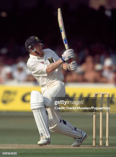 Jonty Rhodes batting for South Africa during the 1st Test match between England and South Africa at Lord's cricket ground in London, 21st July 1994....