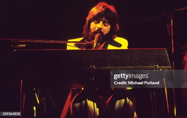 Doobie Brothers perform on stage at the Palladium, New York, 16th November 1978, Michael McDonald.