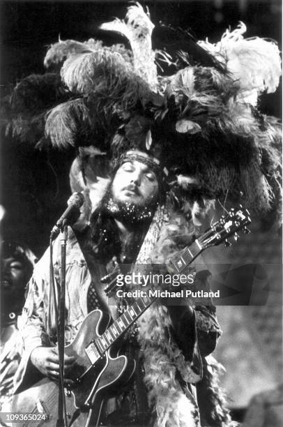 American musician Dr. John performs live on stage at the Montreux Jazz Festival in Montreux, Switzerland, 1st July 1973.