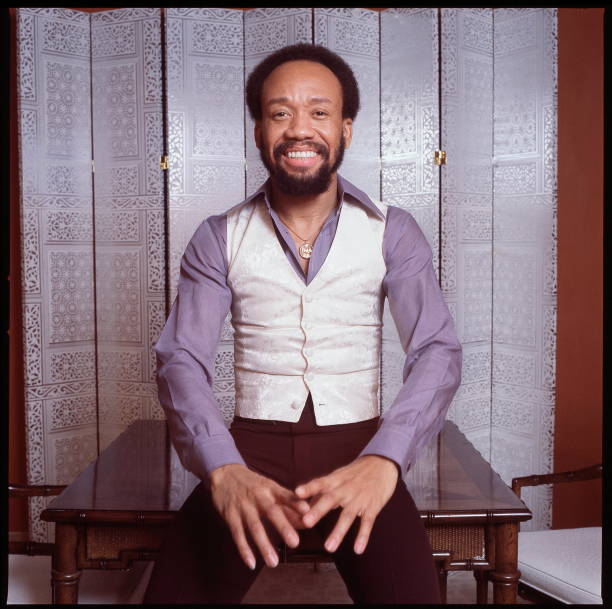 Maurice White of Earth Wind And Fire, studio portrait, 3rd February 1978.