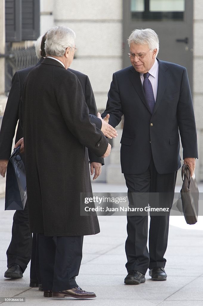 Spanish King Attends Lunch Marking 30th Anniversary Of Failed Coup