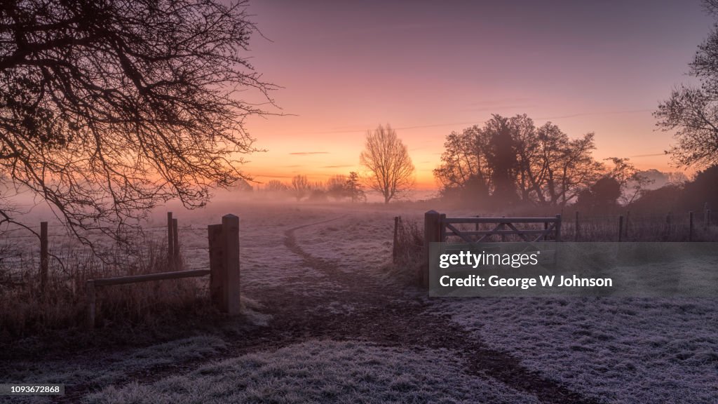 Cold Dawn Sunrise