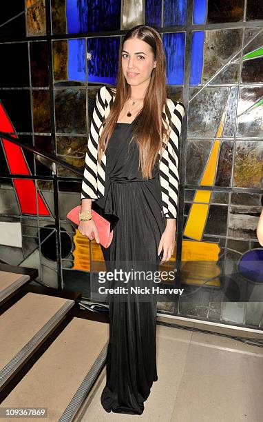 Amber le Bon attends the Rodial BEAUTIFUL Awards at Sanderson Hotel on February 1, 2011 in London, England.