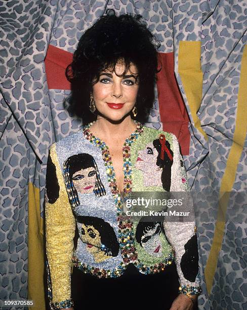 Elizabeth Taylor is honored at PACT at the Westin Bonaventure Hotel on November 16, 1991 in Los Angeles, California.