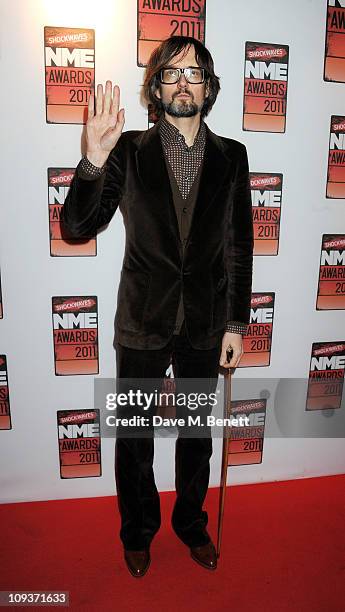 Musician Jarvis Cocker attends the Shockwaves NME Awards 2011 at Brixton Academy on February 23, 2011 in London, England.