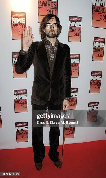 Musician Jarvis Cocker attends the Shockwaves NME Awards 2011 at Brixton Academy on February 23, 2011 in London, England.