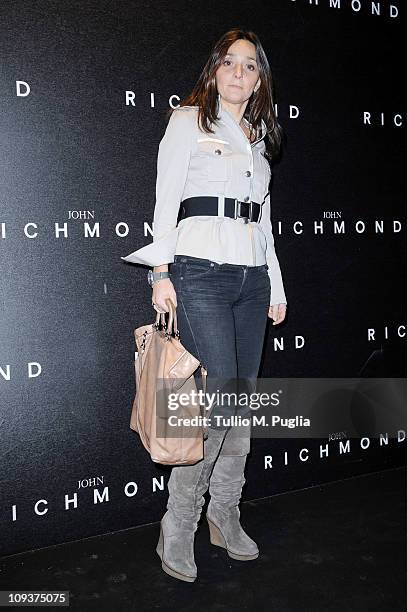 Lionella Ligresti attends the John Richmond Fashion Show as part of Milan Fashion Week Womenswear Autumn/Winter 2011 on February 23, 2011 in Milan,...