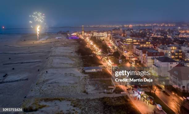 rostock warnemünde aerial view hdr - beacon hotel stock pictures, royalty-free photos & images