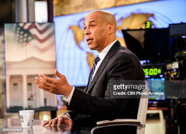 This Morning Co-Hosts Norah O'Donnell, Gayle King, John Dickerson, and Bianna Golodryga interview Senator Cory Booker LIVE about his upcoming 2020...
