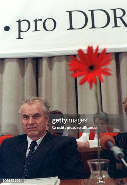 Modrow Der letzte SED-Ministerpräsident der DDR, Hans Modrow, aufgenommen am ...