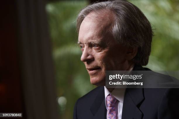 Bill Gross, co-founder of Pacific Investment Management Co. , speaks during a Bloomberg Television interview at the Bloomberg FI16 event in Beverly...