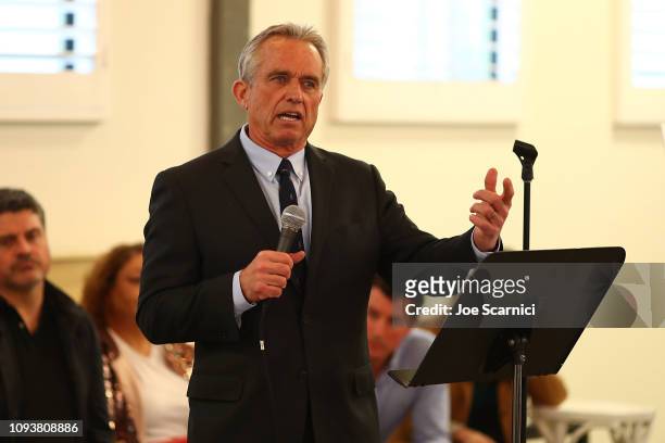 Robert F. Kennedy, Jr. Speaks onstage at Food & Bounty At Sunset Gower Studios on January 13, 2019 in Hollywood, California.