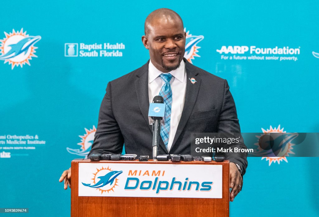 Miami Dolphins Introduce Brian Flores