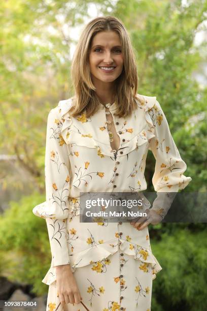 Kate Waterhouse poses during The Art of Entertaining event ahead of the David Jones AW19 Season Launch 'The Art of Living' at The Museum of Old and...