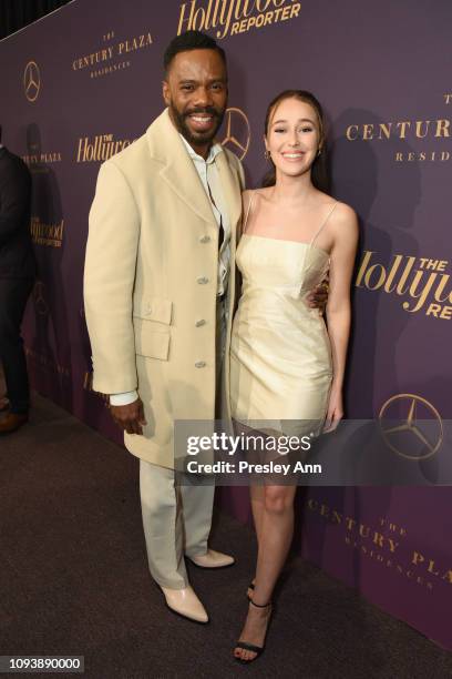 Colman Domingo and Alycia Debnam-Carey attend The Hollywood Reporter's 7th Annual Nominees Night presented by Mercedes-Benz, Century Plaza...