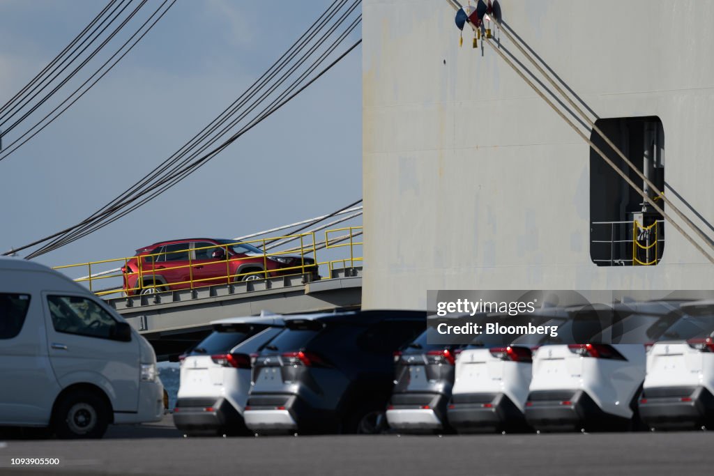 Toyota Vehicles Bound For Shipment Ahead of Earnings Announcement