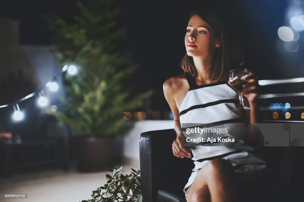 Relaxing summer night.
