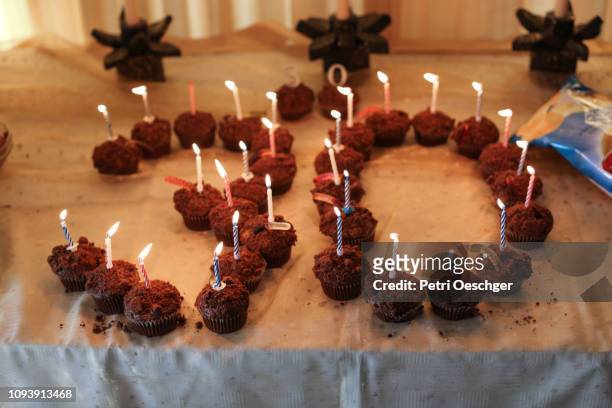 30th birthday cake. - 30th birthday stock pictures, royalty-free photos & images