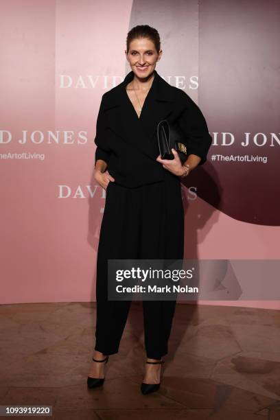 Kate Waterhouse attends the David Jones AW19 Season Launch 'The Art of Living' at The Museum of Old and New Art on February 5, 2019 in Hobart,...