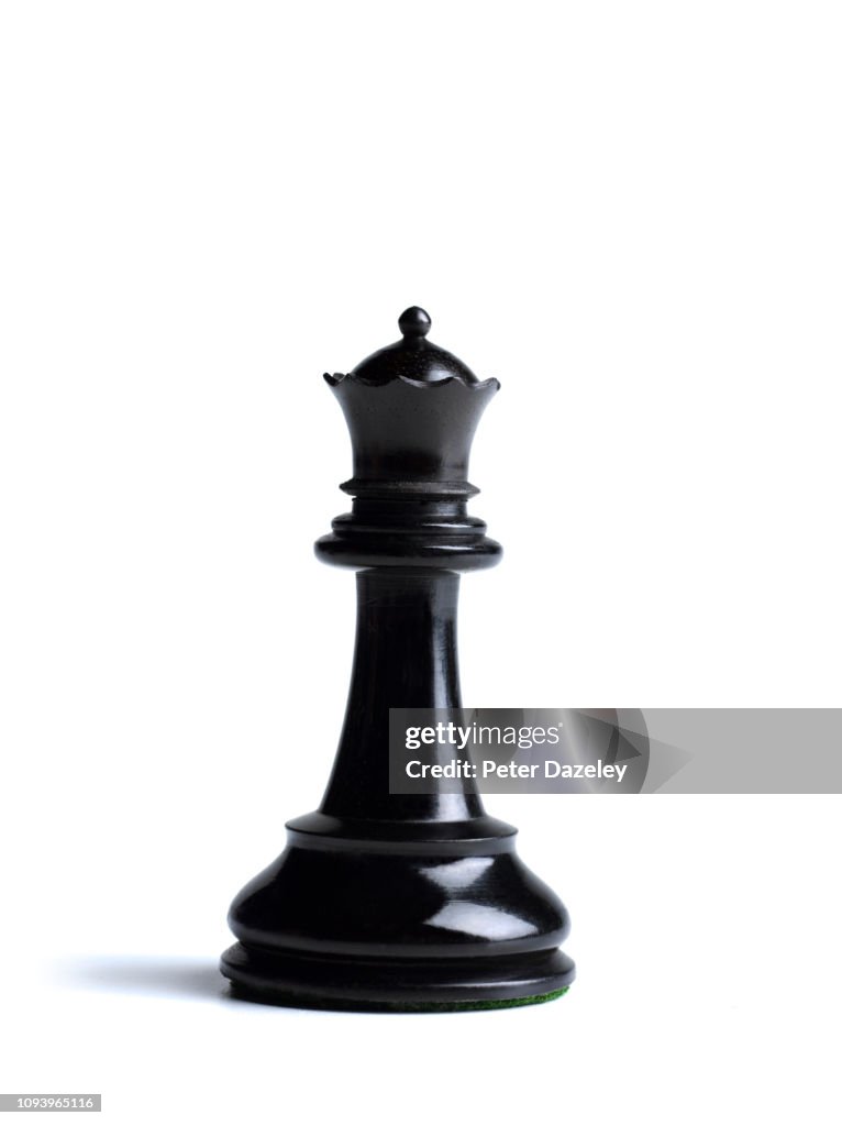 Black Queen Chess piece