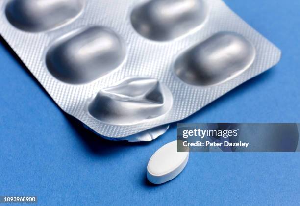 pill and blister pack - opiates stock pictures, royalty-free photos & images