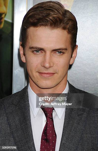 Actor Hayden Christensen arrives at the "Takers" Los Angeles Premiere at the ArcLight Cinemas on August 4, 2010 in Hollywood, California.