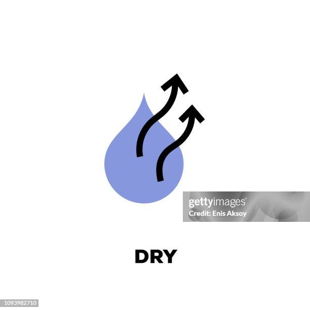 dry line icon - dry stock illustrations