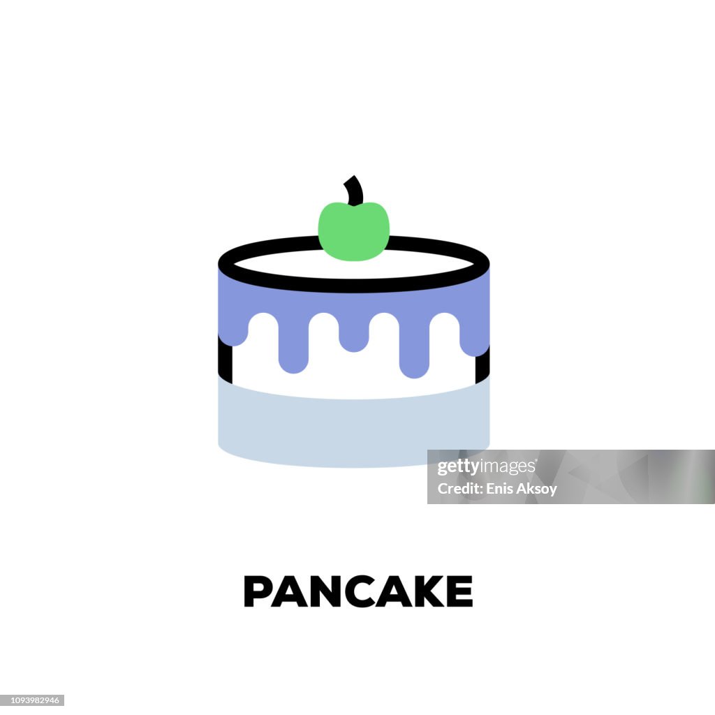 Pancake Line Icon