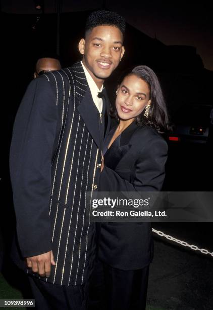 Actor Will Smith and girlfriend Sheree Zampino attend the 24th Annual NAACP Image Awards on January 11, 1992 at Wiltern Theatre in Los Angeles,...