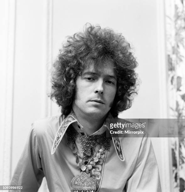 Eric Clapton of Cream shows off his curly hair that is created for him by a West End hairdresser. 20th June 1967.