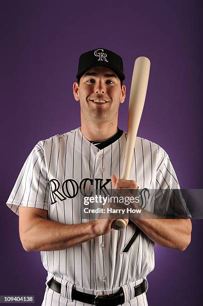 Seth Rapper Colorado Seth Smith of the Colorado Rockies poses for a portrait during photo ...