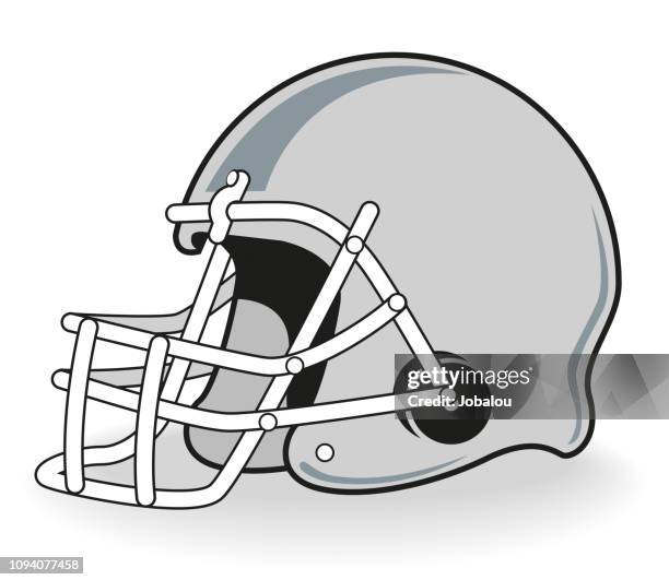 american football helm - football helmet stock-grafiken, -clipart, -cartoons und -symbole