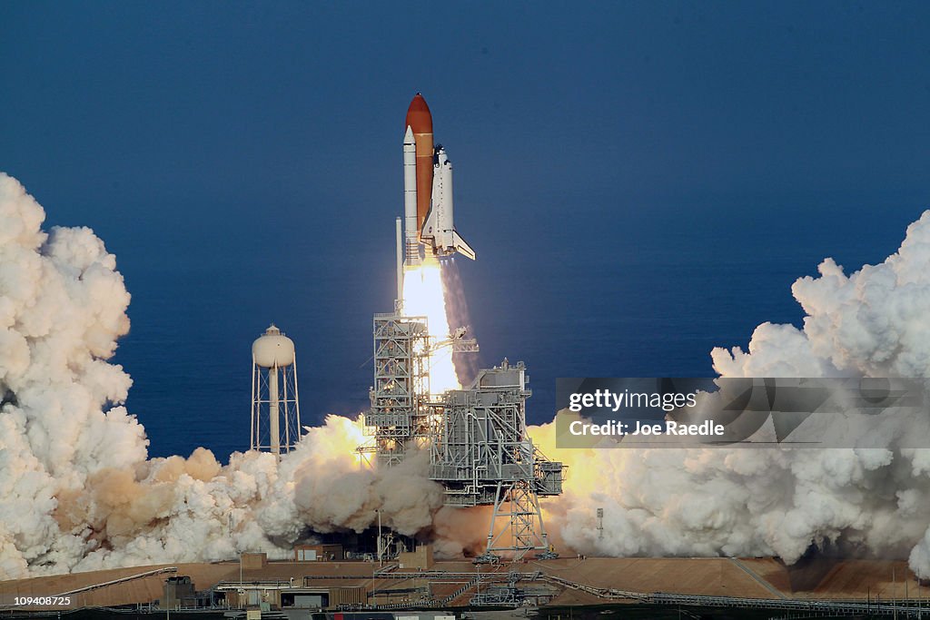 After Delays Space Shuttle Discovery Launches From Cape Canaveral