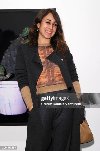 Delfina Deletrez Fendi attends the Opening Cardi Black Box Gallery during the Milan Fashion Week Womenswear Autumn/Winter 2011 on February 24, 2011...
