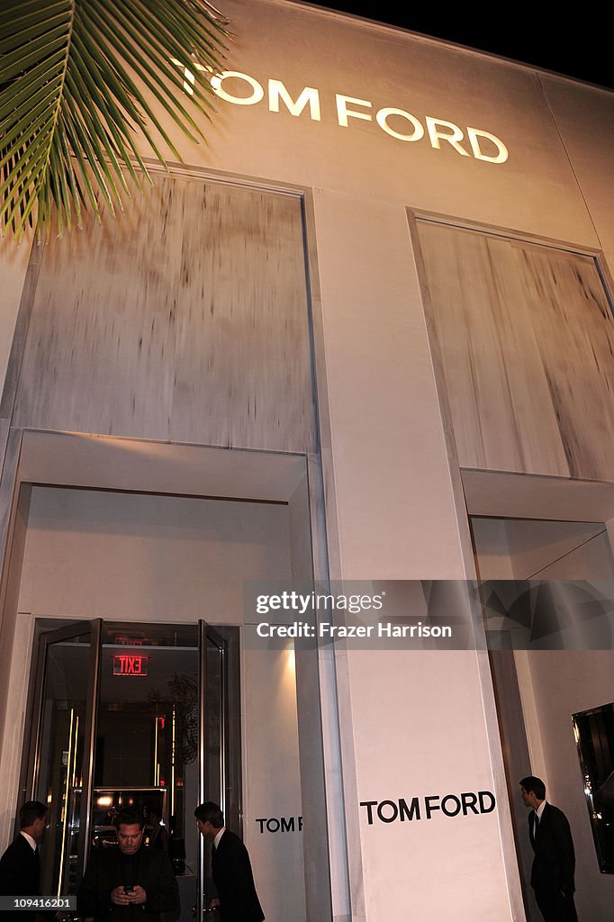 Tom Ford Rodeo Drive Store Atmosphere at Tom Ford Beverly Hills Flagship Store Opening on Rodeo ...