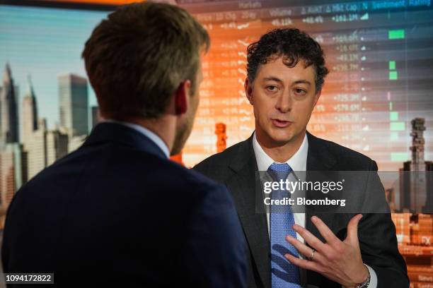 Jeff Smith, chief executive officer of Starboard Value LP, speaks during a Bloomberg Television interview in New York, U.S., on Tuesday, Feb. 5,...