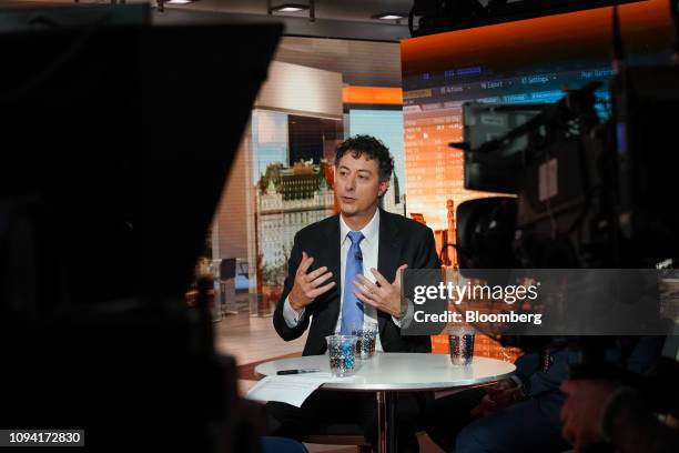 Jeff Smith, chief executive officer of Starboard Value LP, speaks during a Bloomberg Television interview in New York, U.S., on Tuesday, Feb. 5,...