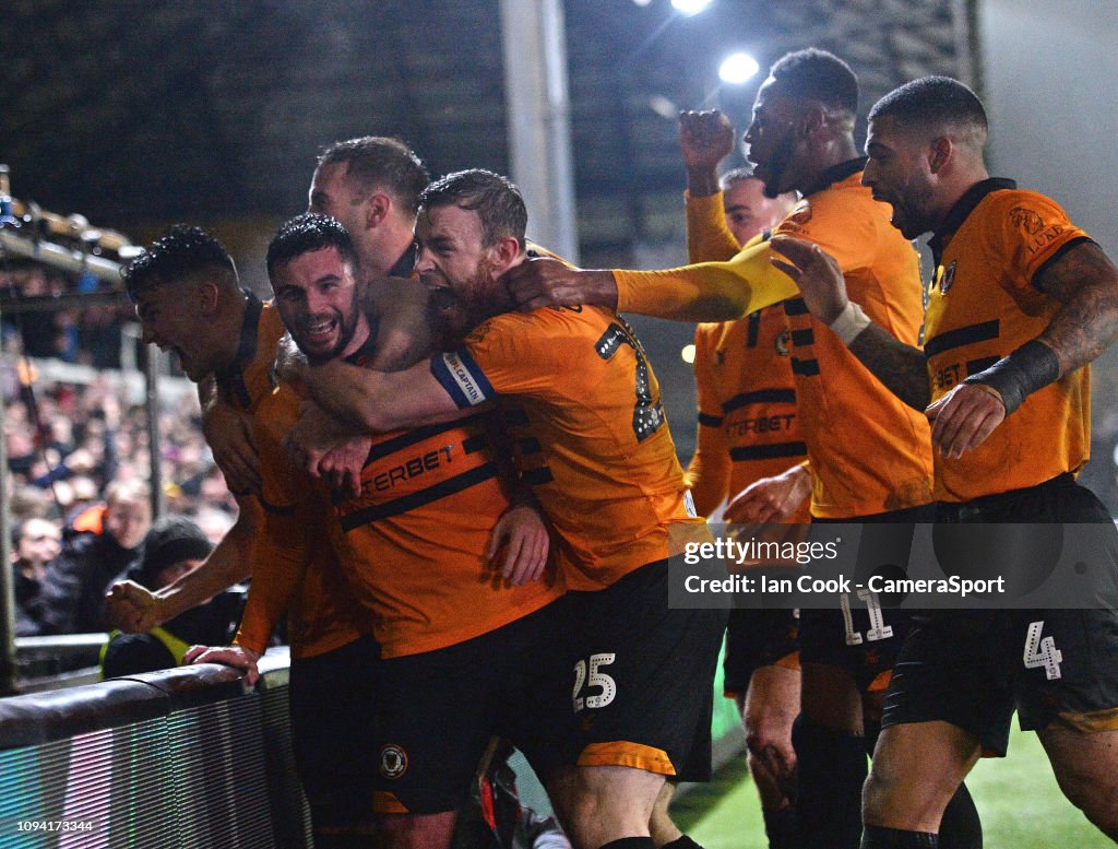 Newport County AFC v Middlesbrough - FA Cup Fourth Round Replay