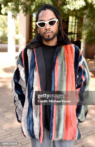 Miguel attends JNSQ Rose Cru debuts alongside Rodarte FW/19 Runway Show at Huntington Library on February 5, 2019 in Pasadena, California.