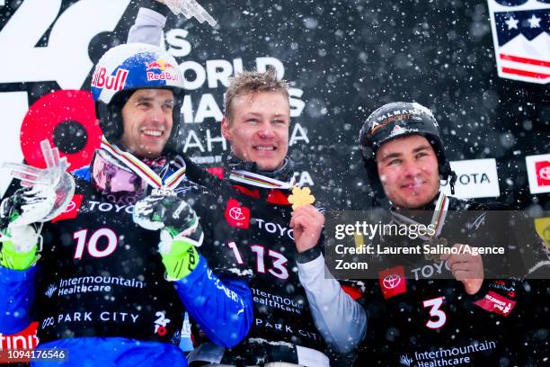 Dmitry Loginov of Russia wins the gold medal, Roland Fischnaller of Italy wins the silver medal, Stefan Baumeister of Germany wins the bronze medal...