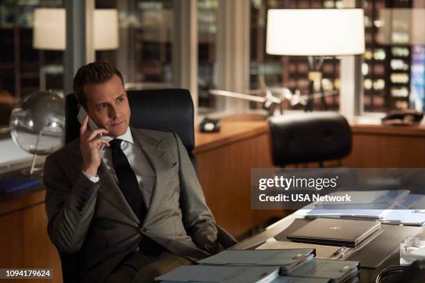 Peas in a Pod" Episode 814 -- Pictured: Gabriel Macht as Harvey Specter --