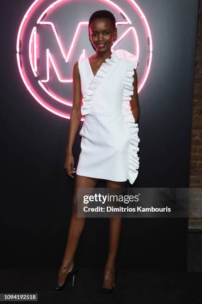 Flaviana Matata attends the Jump Into Spring: MICHAEL Michael Kors Spring 2019 Launch Party at Dolby Soho on February 5, 2019 in New York City.