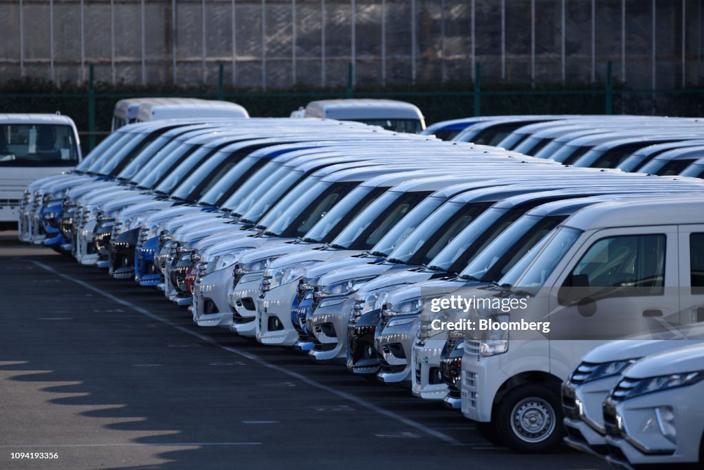 Vehicle Shipping at Nagoya Port As Automakers Start Year Ice-Cold
