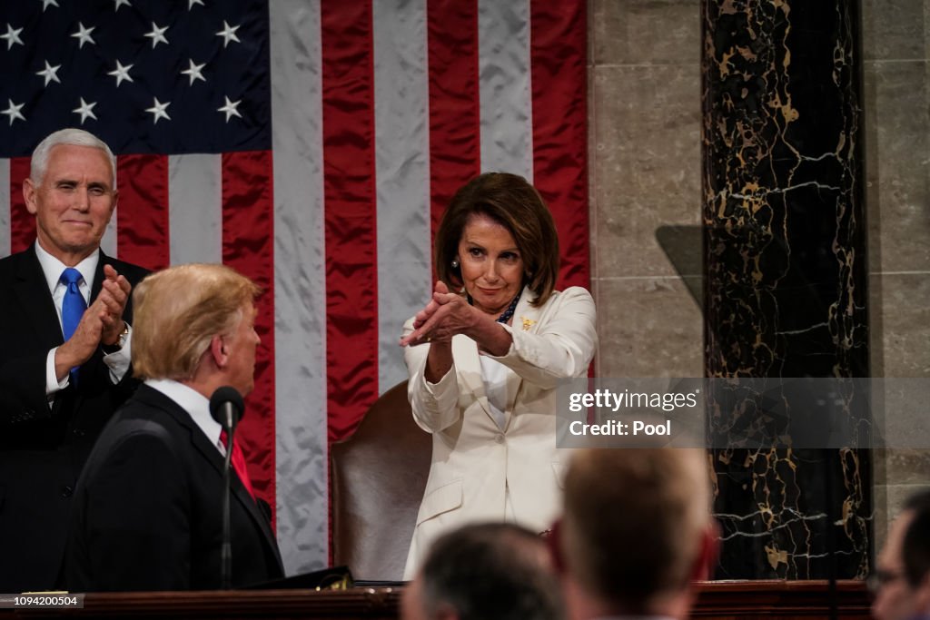 President Trump Delivers State Of The Union Address To Joint Session Of Congress