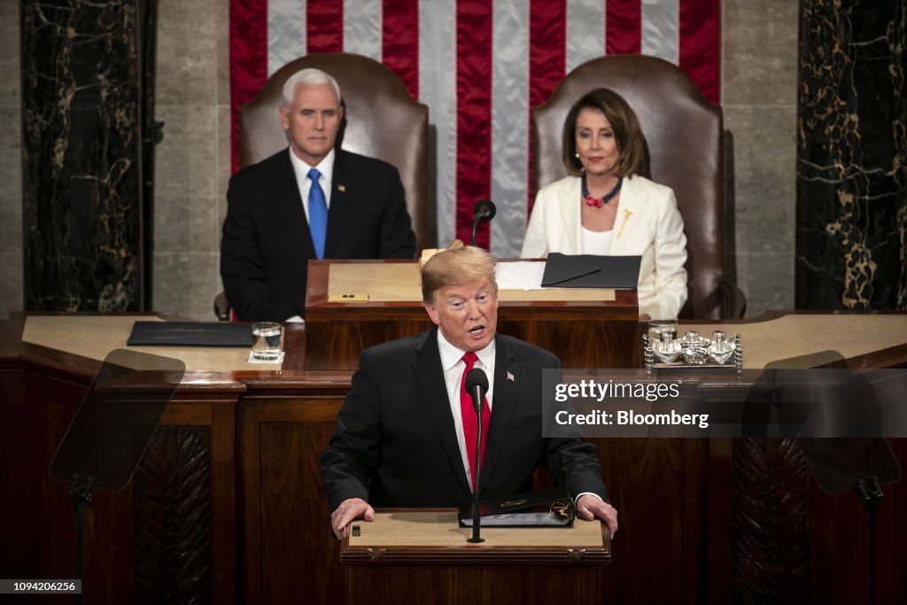 President Trump Delivers State Of The Union Address