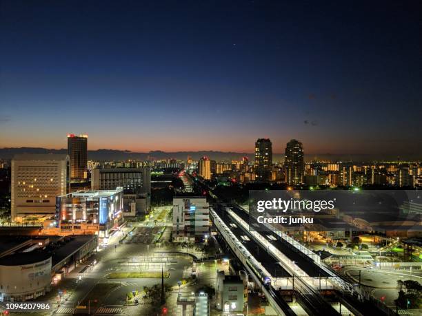 夜明け - 夜明け stockfoto's en -beelden