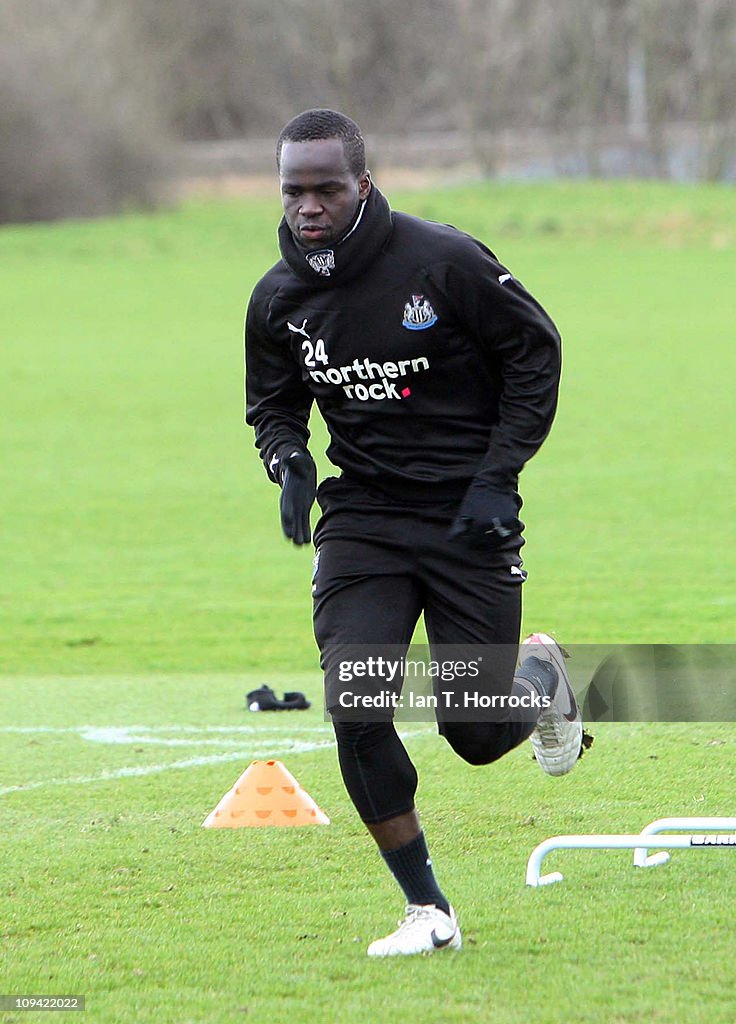 Newcastle United FC Training Session