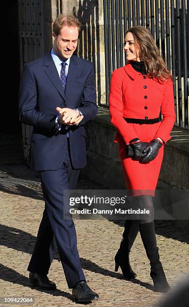 Prince William and Kate Middleton visit the University of St Andrews,as Patrons of the 600th Anniversary Appeal at University of St Andrews on...