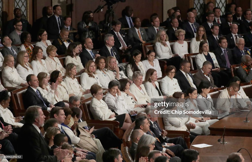 President Trump Delivers State Of The Union Address To Joint Session Of Congress